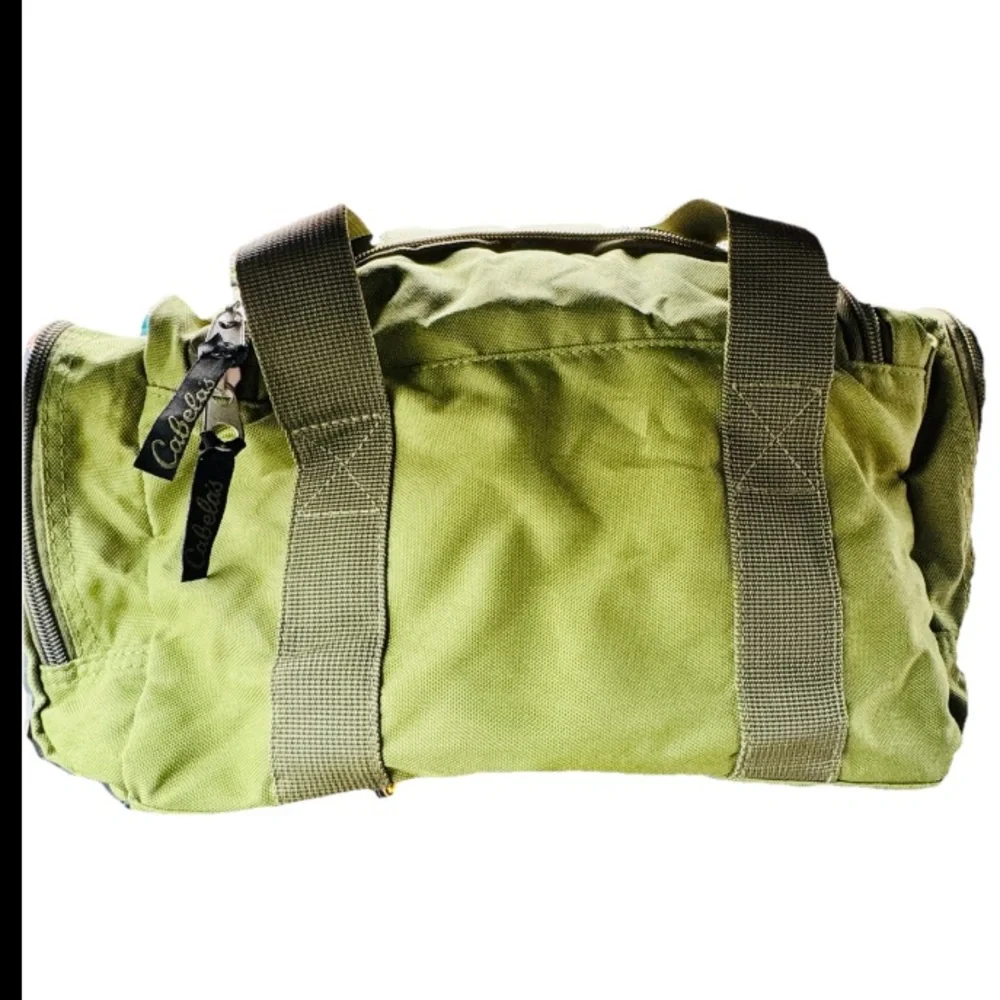 Cabela’s Catch-All Gear Bag‎ Olive Green Water Resistant 21L Utility Duffel